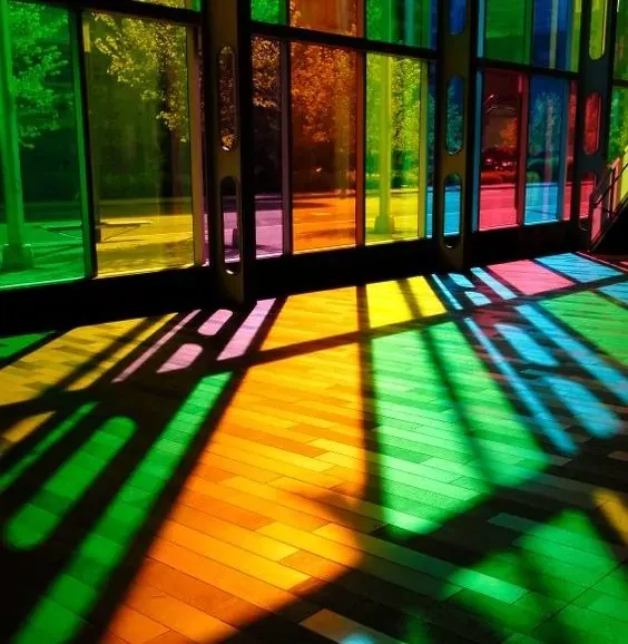 Decoration Colored Shadows