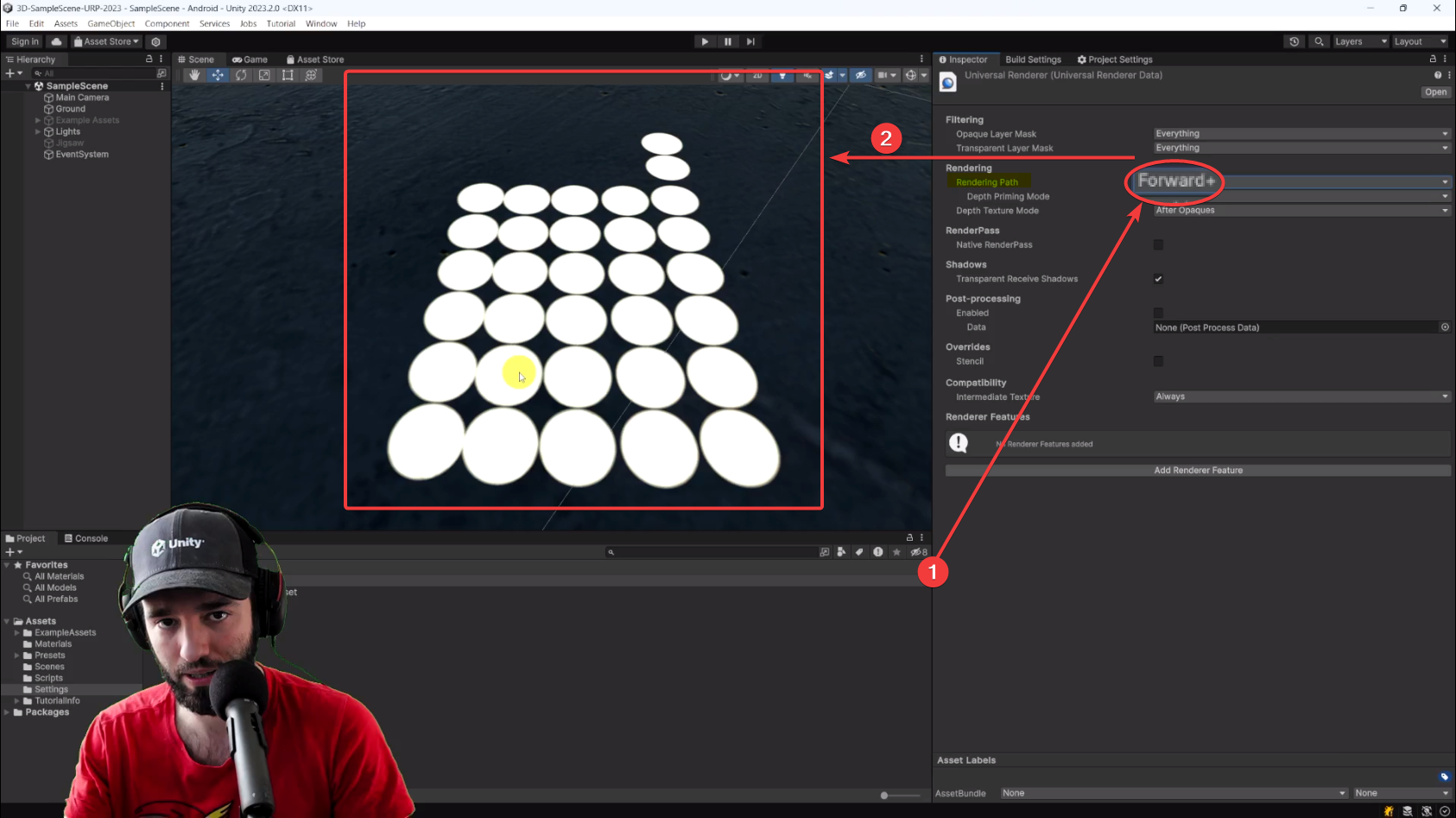 URP Forward+ (Plus): big brother is obviously happier with so many lights than Forward