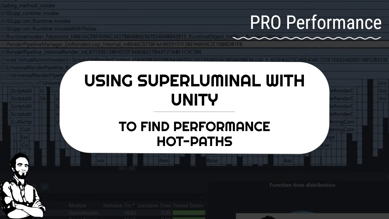Superluminal for Unity ,  Fast Hot‑Path Hunting with Filters & Histograms