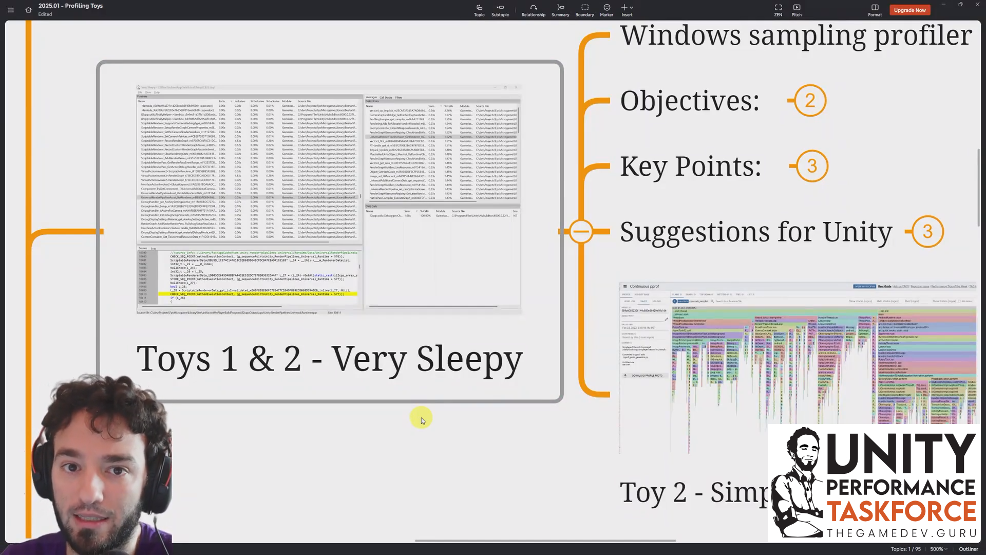 Unity Performance Taskforce: Very Sleepy with Unity? Yessir!